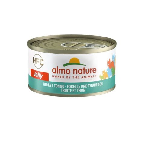 Almo Nature HFC Jelly Trota e Tonno alimento umido per gatti adulti 70g