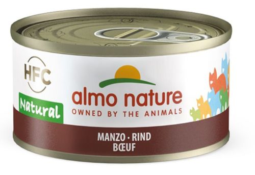 Almo Nature HFC Natural Cibo Umido Manzo Per Gatti Adulti Lattina 70g