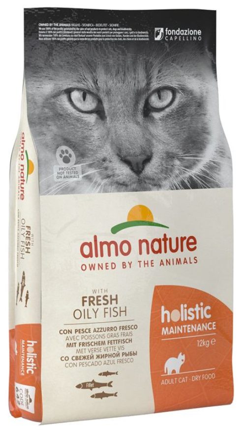 Almo Nature Holistic Maintenance Pesce Azzurro Fresco alimento secco per gatti adulti 12kg