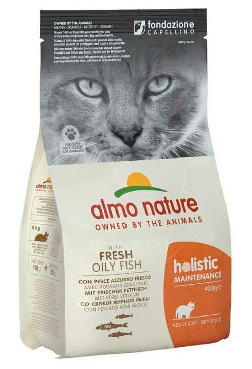 Almo Nature Holistic Maintenance Pesce Azzurro Fresco E Riso Cibo Secco Per Gatti Adulti Sacco 2kg