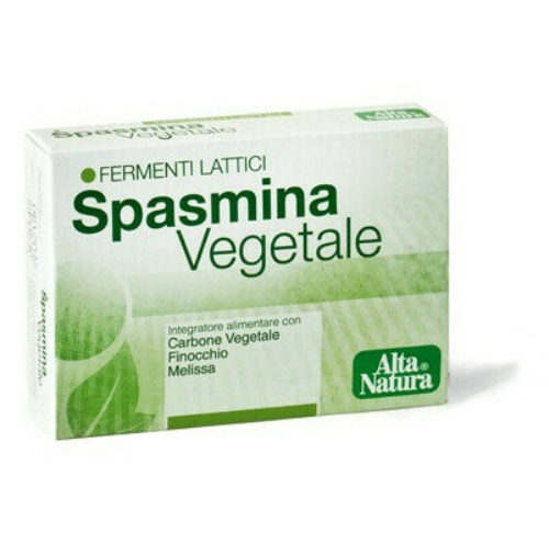 Alta Natura Spasmina Vegetale con probiotico favorisce la flora batterica 30 opercoli