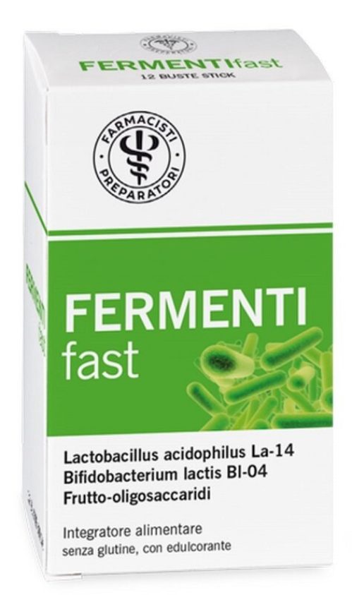 Amicafarmacia Fermenti Fast fermenti lattici vivi benessere intestinale 12 buste stick