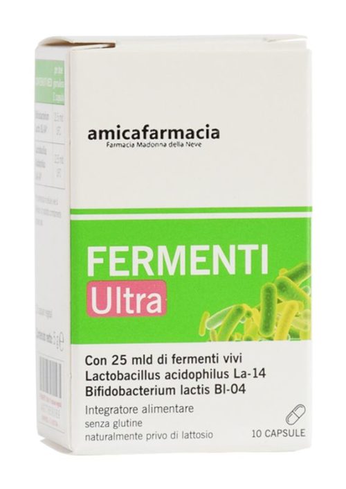 Amicafarmacia Fermenti Ultra 25MLD fermenti lattici 10 capsule