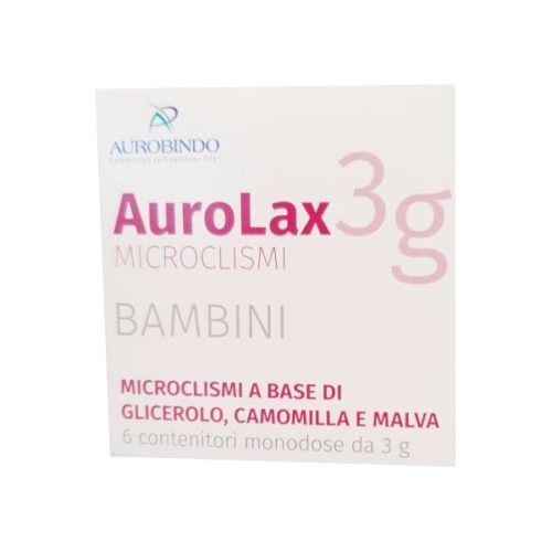 Aurolax Microclismi Bambini 6 pezzi