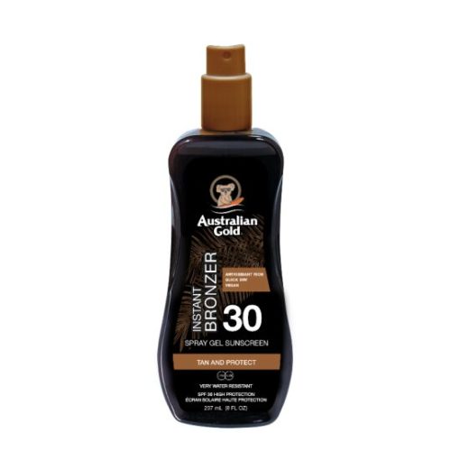 Australian Gold Protezione solare SPF30 Spray Gel con effetto bronze 237ml