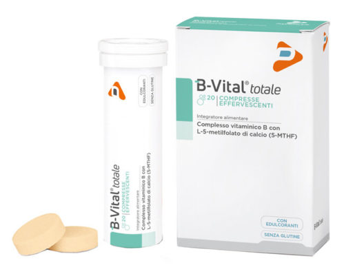 B-Vital Totale utile per le donne in gravidanza gusto Arancia 20 compresse effervescenti