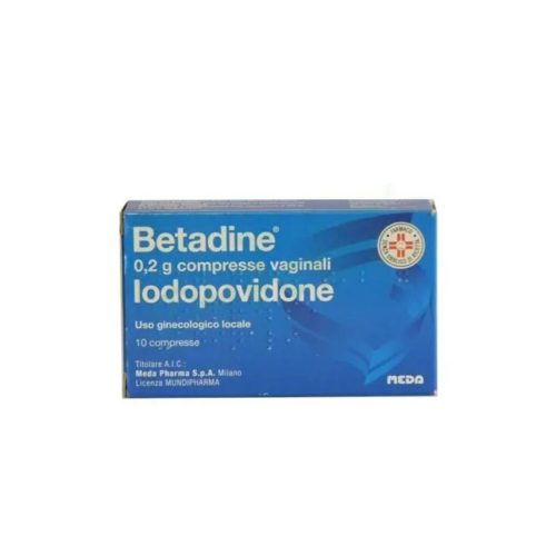 Betadine 0,2 compresse vaginali Idopovidone 10 compresse