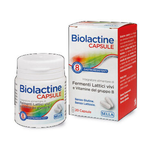 Biolactine Capsule per l'equilibrio della flora intestinale 20 capsule