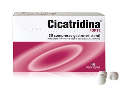 Cicatridina Forte integratore alimentare di acido ialuronico 30 compresse