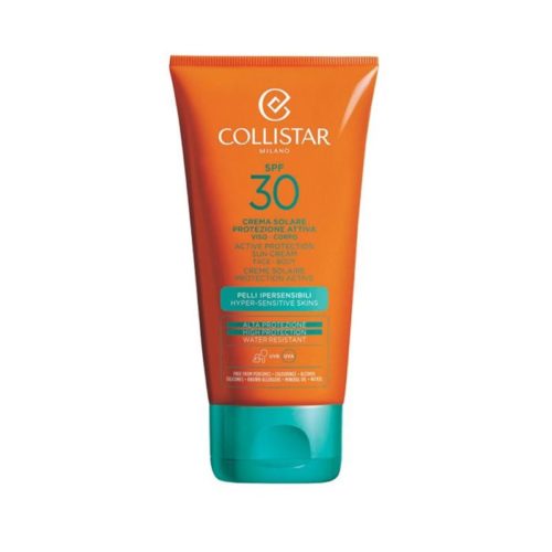 Collistar Crema Solare protezione Attiva Viso e Corpo SPF30 per pelli sensibili 150ml