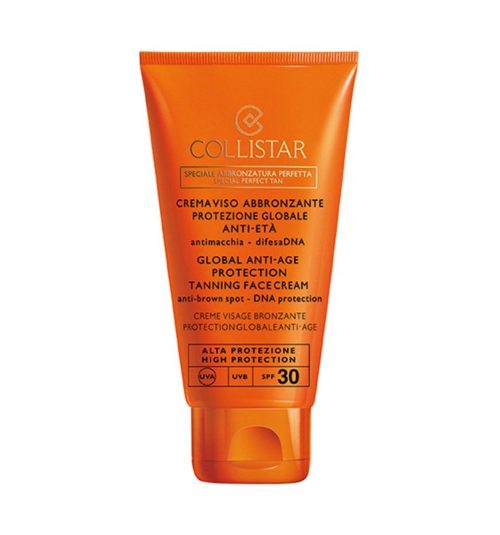 Collistar Crema Viso Abbronzante SPF30 protezione globale anti-età 50ml