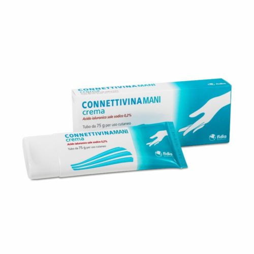 Connettivina Mani Crema acido ialuronico sale 0,2% 75g uso cutaneo