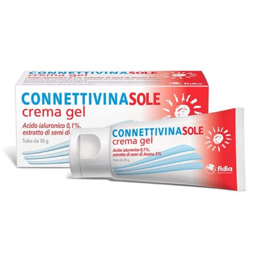 Connettivina Sole Crema gel scottature ed eritemi solari 30ml