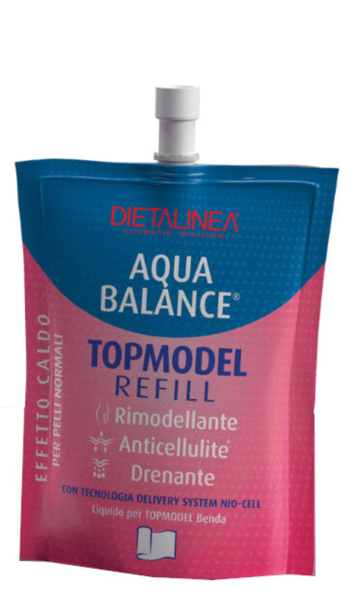 Dietalinea Aqua Balance TopModel Refill Bende TopModel System effetto caldo 200ml