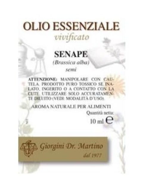 Dr. Giorgini Senape Olio Essenziale aroma per alimenti 10ml