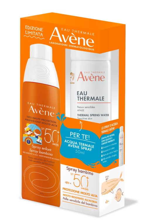 Eau Thermale Avène Kit Spray Bambino SPF50+ 200 ml + Eau Thermale Avène Spray 50 ml