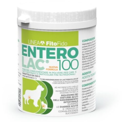 Enterolac 100 Mangime Complementare In Polvere Per Cani E Gatti 100g