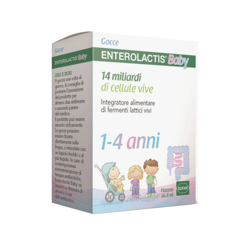 Enterolactis Baby a base di fermenti lattici vivi 8ml