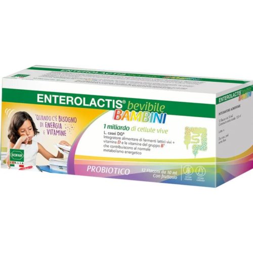 Enterolactis Bevibile Bambini 12 Flaconi 10ml