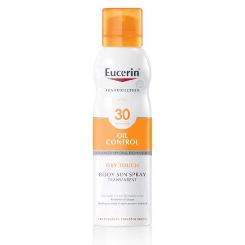 Eucerin Oil Control Sun Spray Dry Touch SPF30 protezione solare tocco secco 200ml
