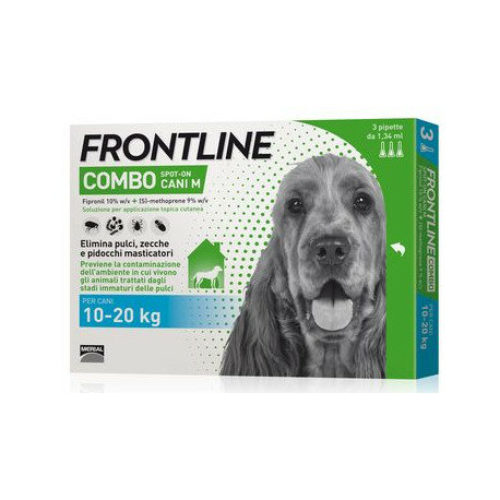 Frontline combo antiparassitario per cani da 10-20kg