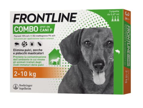 Frontline combo antiparassitario per cani da 2-10kg