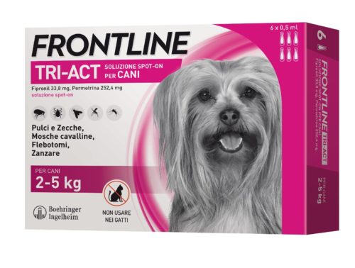 Frontline Tri-Act cani 2-5kg 6 pipette