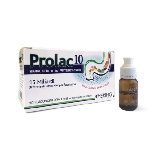 Hering Prolac 10 Vitamine B6 B2 B1 B2 Fermenti Lattici Vivi 10 Flaconcini