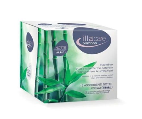 Illa Care Bamboo Notte 12 Assorbenti notte Con Ali