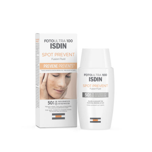 Isdin FotoUltra 100 Spot Prevent SPF 50+ 50ml Protezione Solare Avanzata