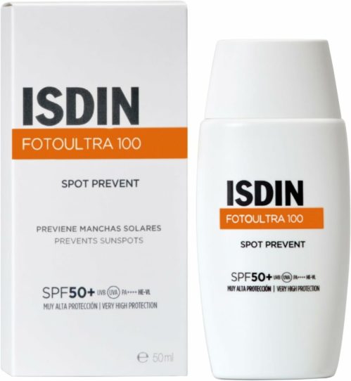 Isdin FotoUltra 100 Spot Prevent SPF 50+ 50ml Protezione Solare Avanzata