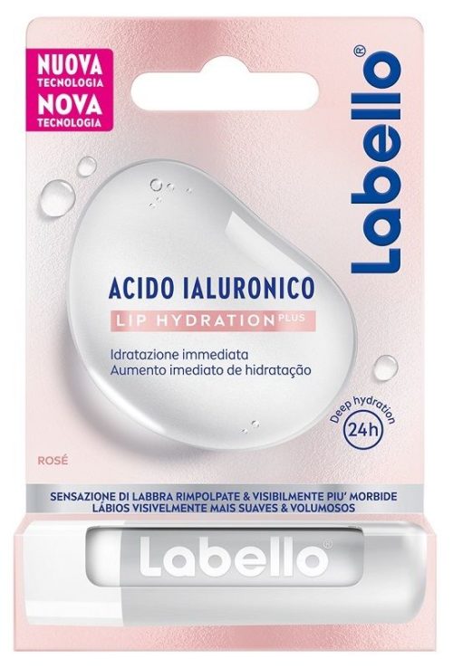 Labello Acido Ialuronico Lip Hydratation Plus Rosé Burrocacao Labbra Con Acido Ialuronico 5,2g