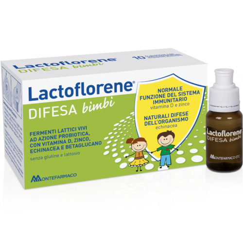 Lactoflorene Difesa Bimbi fermenti lattici per le difese immunitarie 10 flaconcini