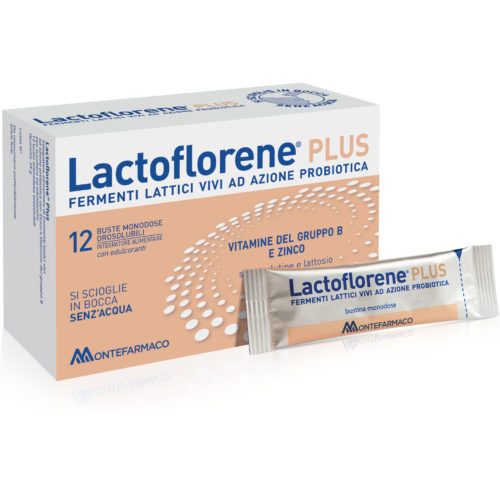 Lactoflorene Plus Fermenti lattici vivi 12 buste orosolubili