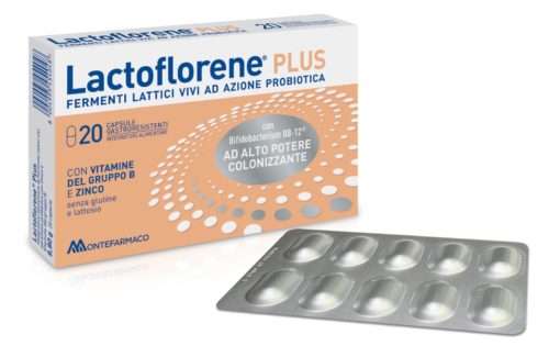 Lactoflorene Plus fermenti lattici vivi e vitamine 20 capsule