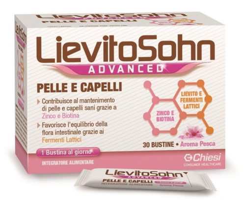 LievitoSohn Advanced Pelle e Capelli aroma pesca 30 bustine