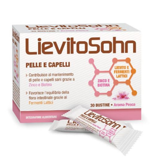 LievitoSohn Pelle e Capelli aroma pesca 30 bustine