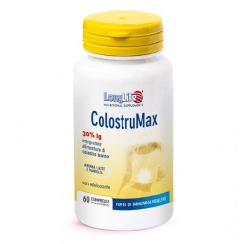 Longlife ColostruMax benessere intestinale del neonato 60 compresse masticabili