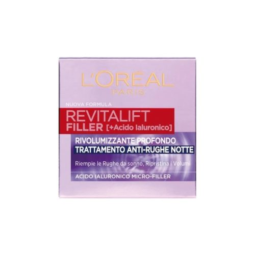 L'Oréal Paris Revitalift Filler Notte crema viso antirughe rivolumizzante 50ml