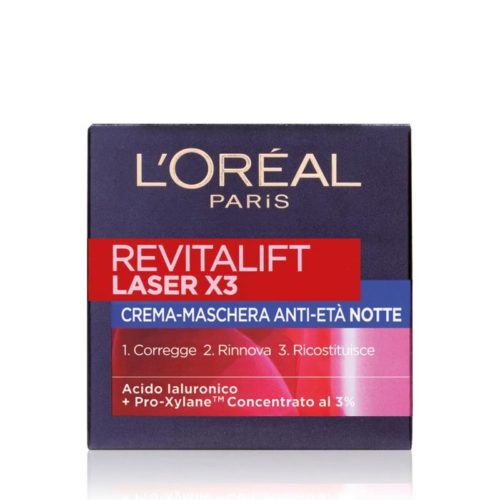 L'Oréal Paris Revitalift Laser X3 Notte crema viso antirughe 50ml