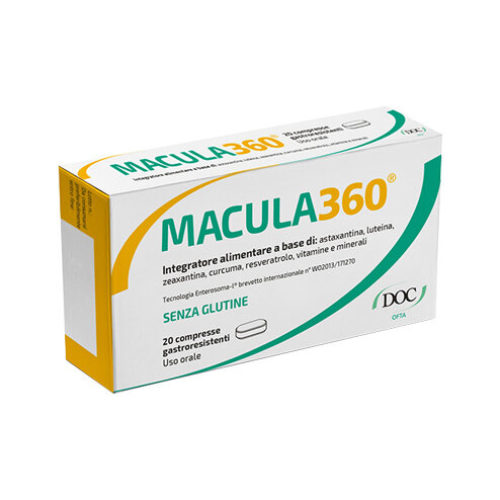 Macula360 Integratori di minerali 20 compresse gastroresistenti