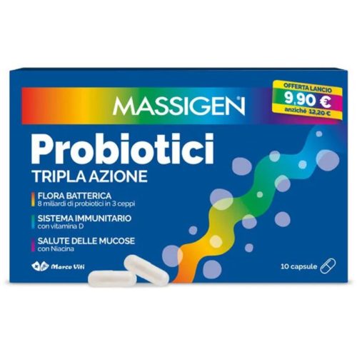 Massigen Probiotici 10 Capsule