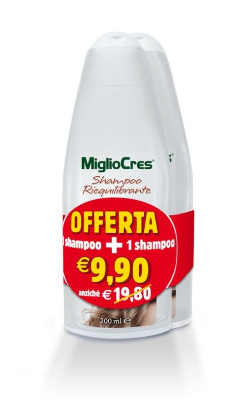 MiglioCres Shampoo Capelli Riequilibrante OFFERTA 2x200ml