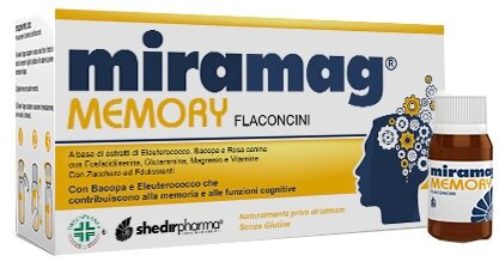 Miramag Memory per la memoria e concentrazione 10 flaconcini