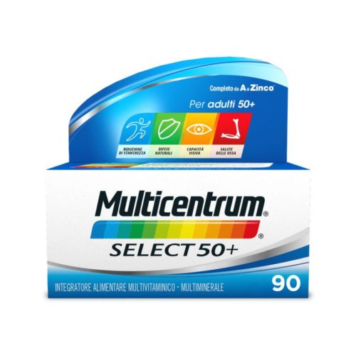Multicentrum Adulti 50+ vitamine e minerali completo 90 compresse deglutibili