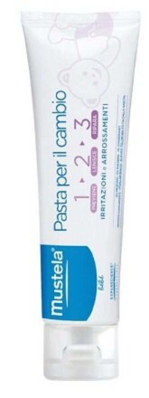 Mustela Pasta per il cambio 1-2-3 Crema prevenzione e trattamento arrossamenti 100ml