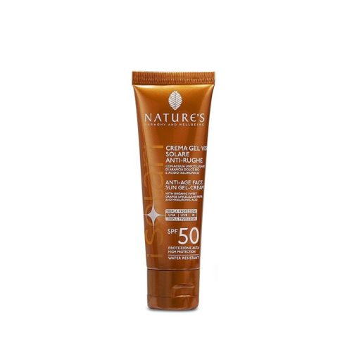 Nature's Crema-Gel Solare SPF50 viso antirughe 50ml