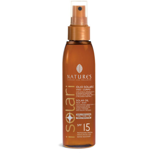 Nature's Solari Olio Solare Viso/Corpo SPF15 150ml