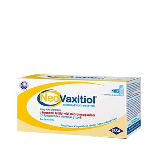 Neo Vaxitiol Integratore di fermenti lattici vivi e vitamine 12 flaconcini Neovaxitiol