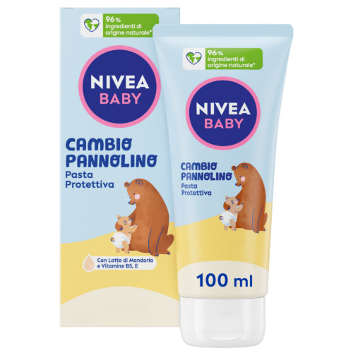 Nivea Baby Cambio Pannolino Pasta Protettiva Crema Bambini Per Il Cambio Lenitiva 100ml